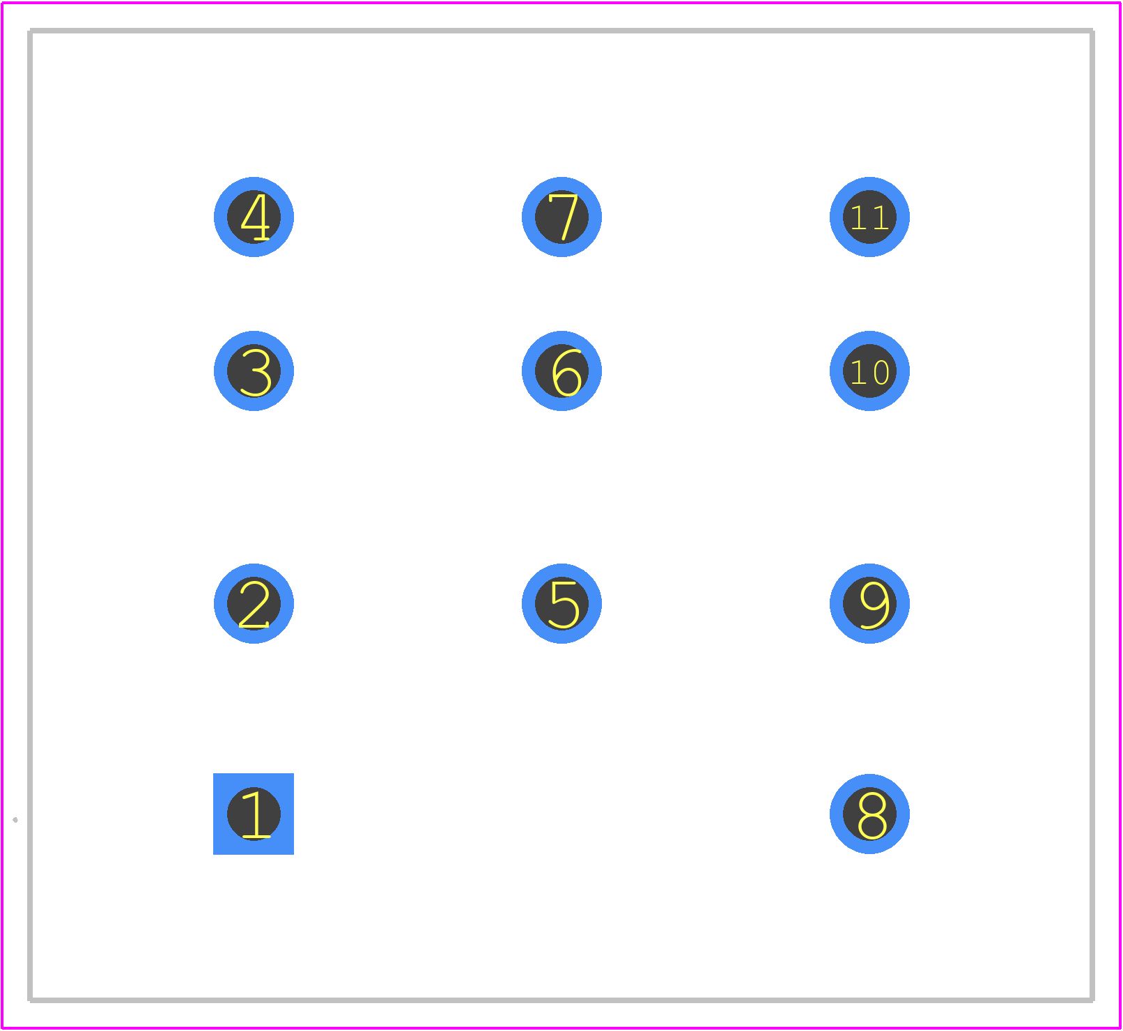 CM11-PCB-1S - Custom Connector PCB footprint - Other - Other - CM11-PCB-1S-2
