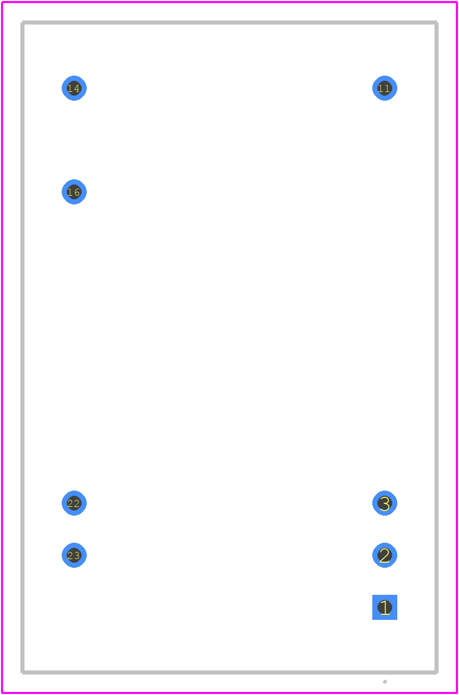 EC7AW-24S33 - Cincon PCB footprint - Other - Other - EC7AW-24S33-1