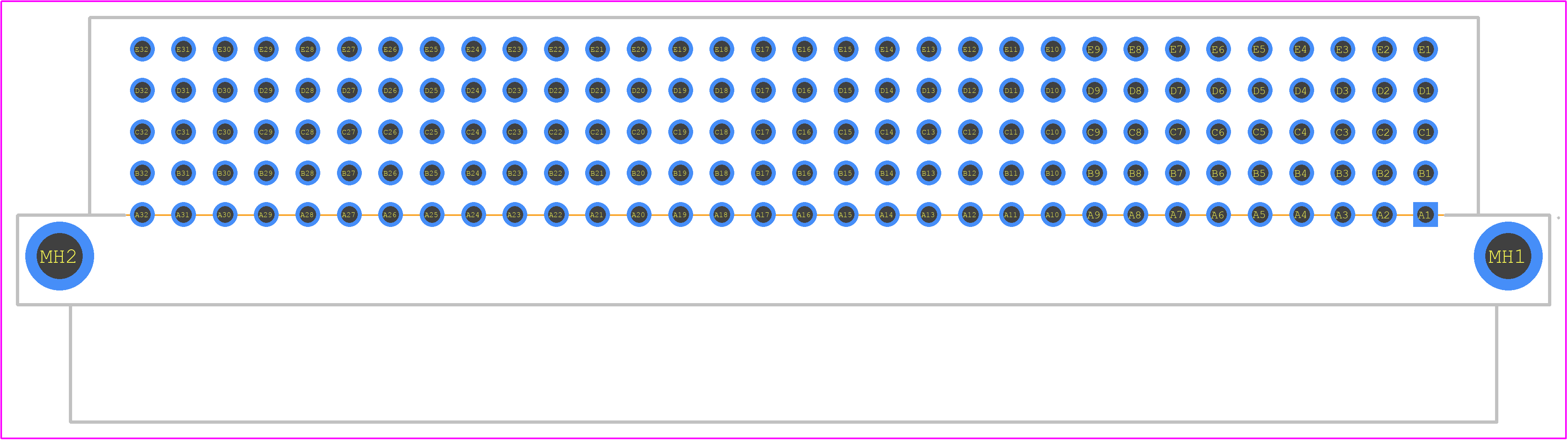 384307 - TE Connectivity PCB footprint - Other - Other - 384307-1