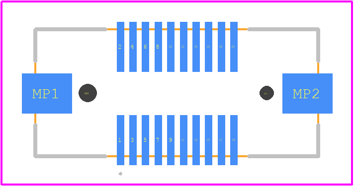 1334089 - Phoenix Contact PCB footprint - Other - Other - 1334089-2