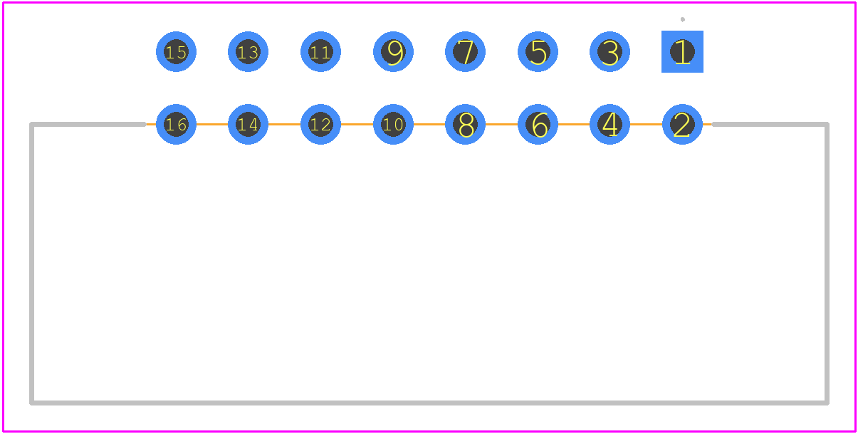 103311-3 - TE Connectivity PCB footprint - Other - Other - 103311-3-1