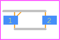 BZT52C3V6-TP - MCC PCB footprint - Small Outline Diode - Small Outline Diode - SOD - 123