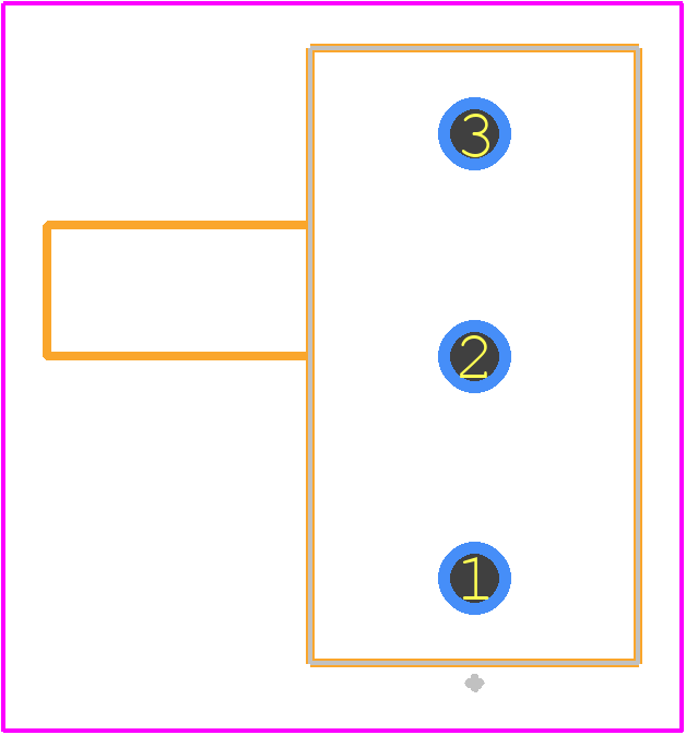 25536NA6 - Apem PCB footprint - Other - Other - 25536NA6-1