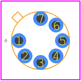 IF1323A - InterFET PCB footprint - Other - Other - TO-71_Master_1