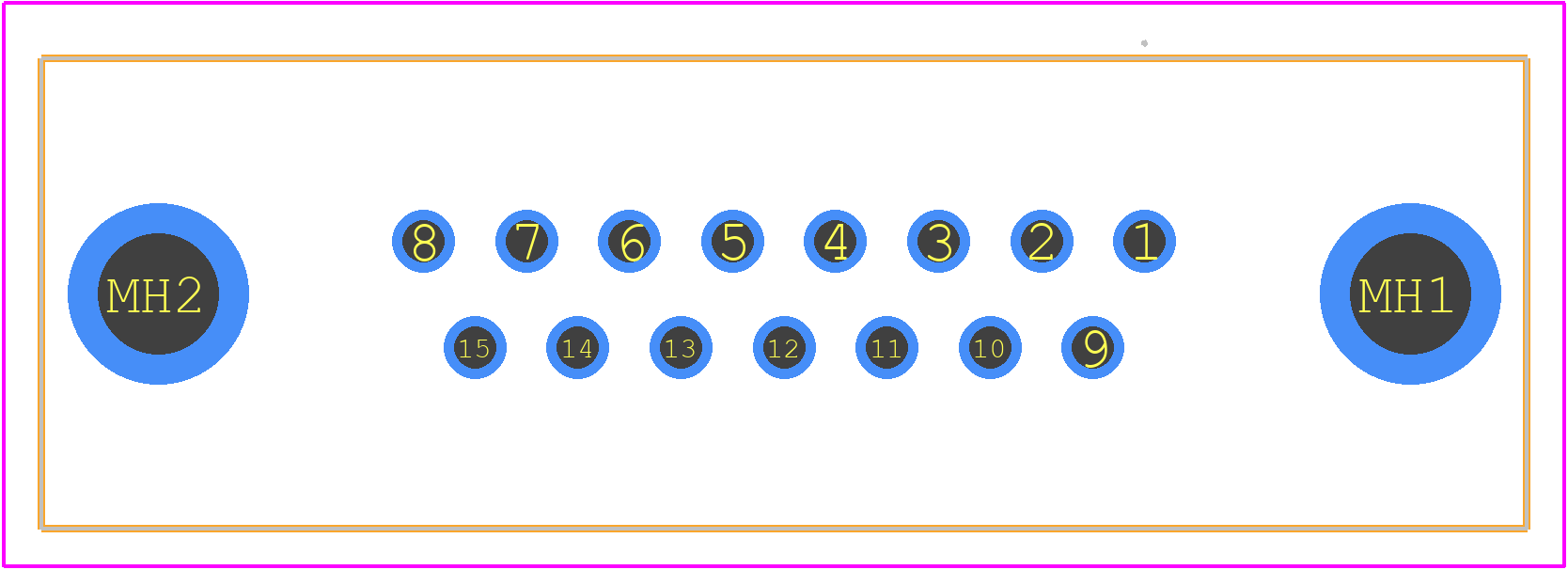 09662517511 - HARTING PCB footprint - Other - Other - 09662517511-1