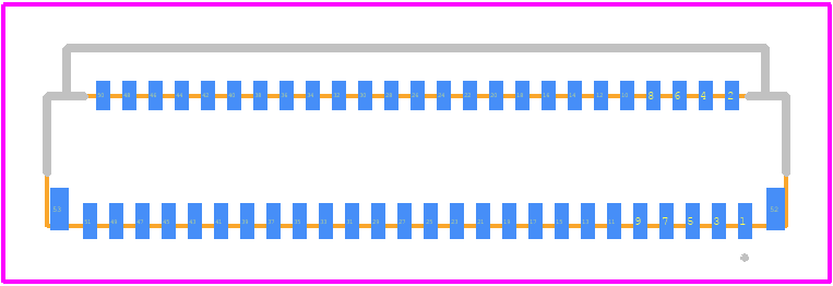 FH35C-51S-0.3SHW(50) - Hirose PCB footprint - Other - Other - FH35C-51S-0.3SHW(50)