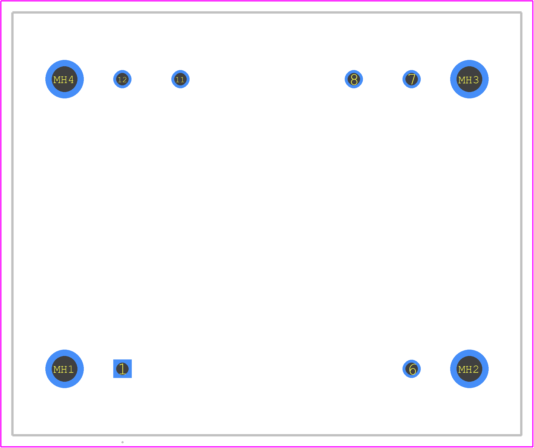 PE4117-M - YHDC PCB footprint - Other - Other - PE4117-M-1