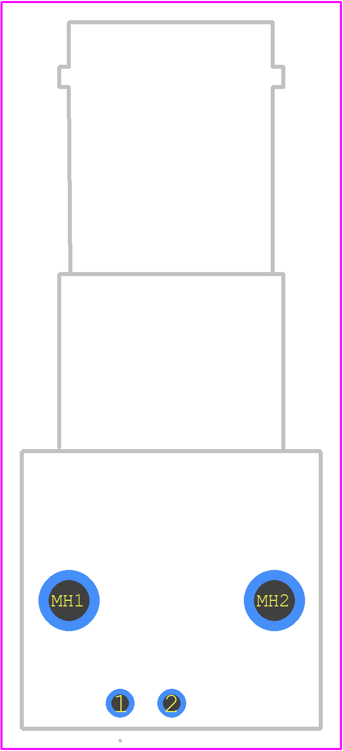 227161-2 - TE Connectivity PCB footprint - Other - Other - 227161-2-2