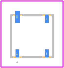 TSOP57436HTT1 - Vishay PCB footprint - Other - Other - 4.3mm x 4.3mm x 1.2mm