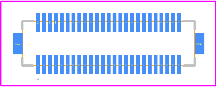 DF12NB(3.5)-50DP-0.5V(51) - Hirose PCB footprint - Other - Other - DF12NB(3.5)-50DP-0.5V(51)-1