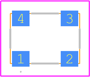 831022825 - Würth Elektronik PCB footprint - Other - Other - 4-SMD, No Lead_2024