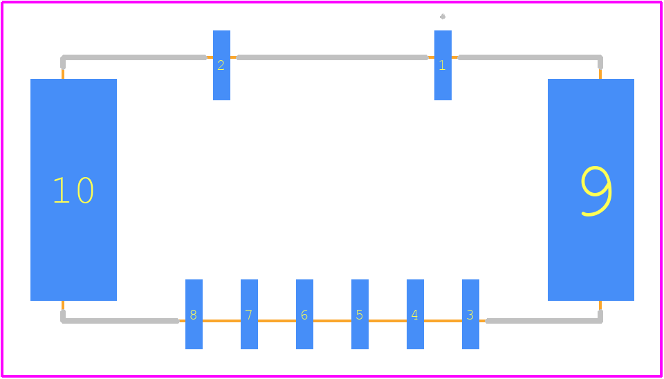 ZE05H-8DP-2V - Hirose PCB footprint - Other - Other - ZE05H-8DP-2V-4