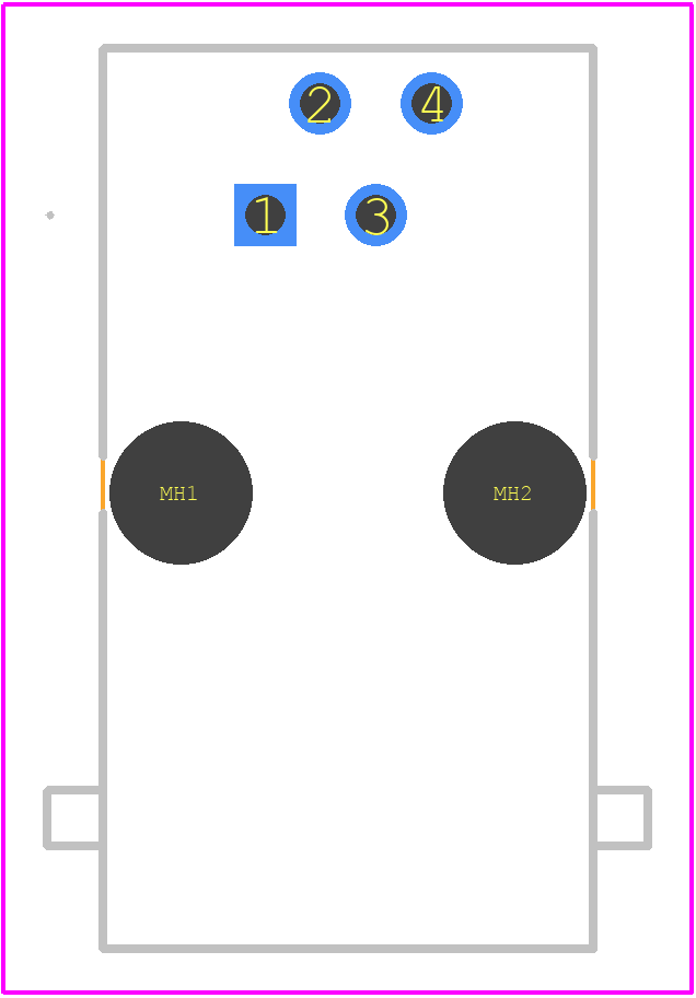 MEB4/4P - Econ Connect PCB footprint - Other - Other - MEB4/4P-2