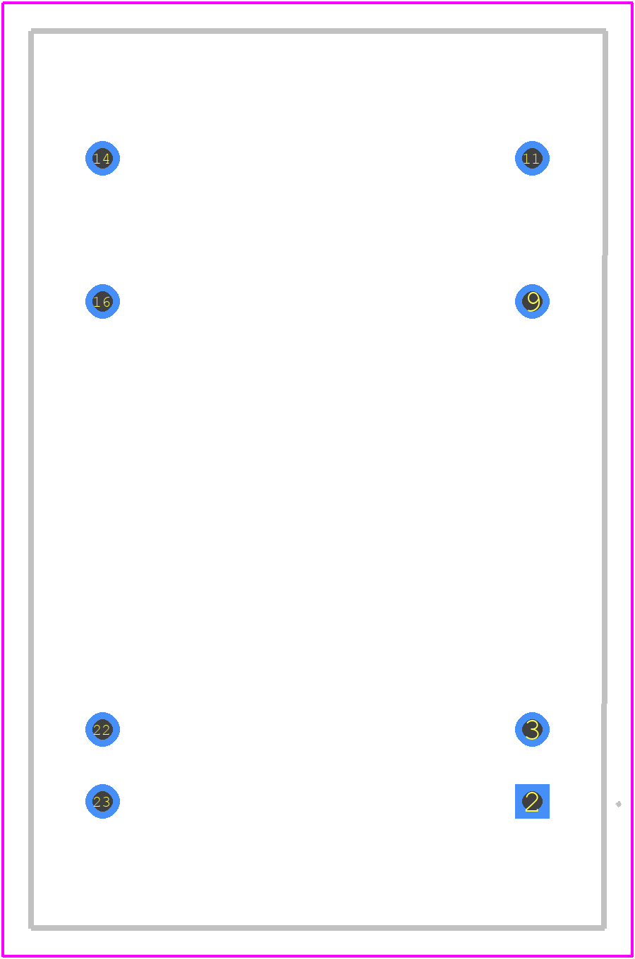 EC4AU15HM - Cincon PCB footprint - Other - Other - EC4AU15HM
