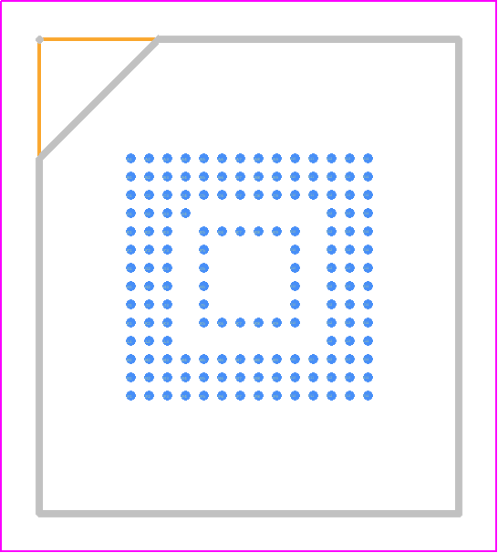 SDINADF4-16G-H - SanDisk PCB footprint - BGA - BGA - 153-pin, thin fine-pitched ball grid array (BGA)_2026
