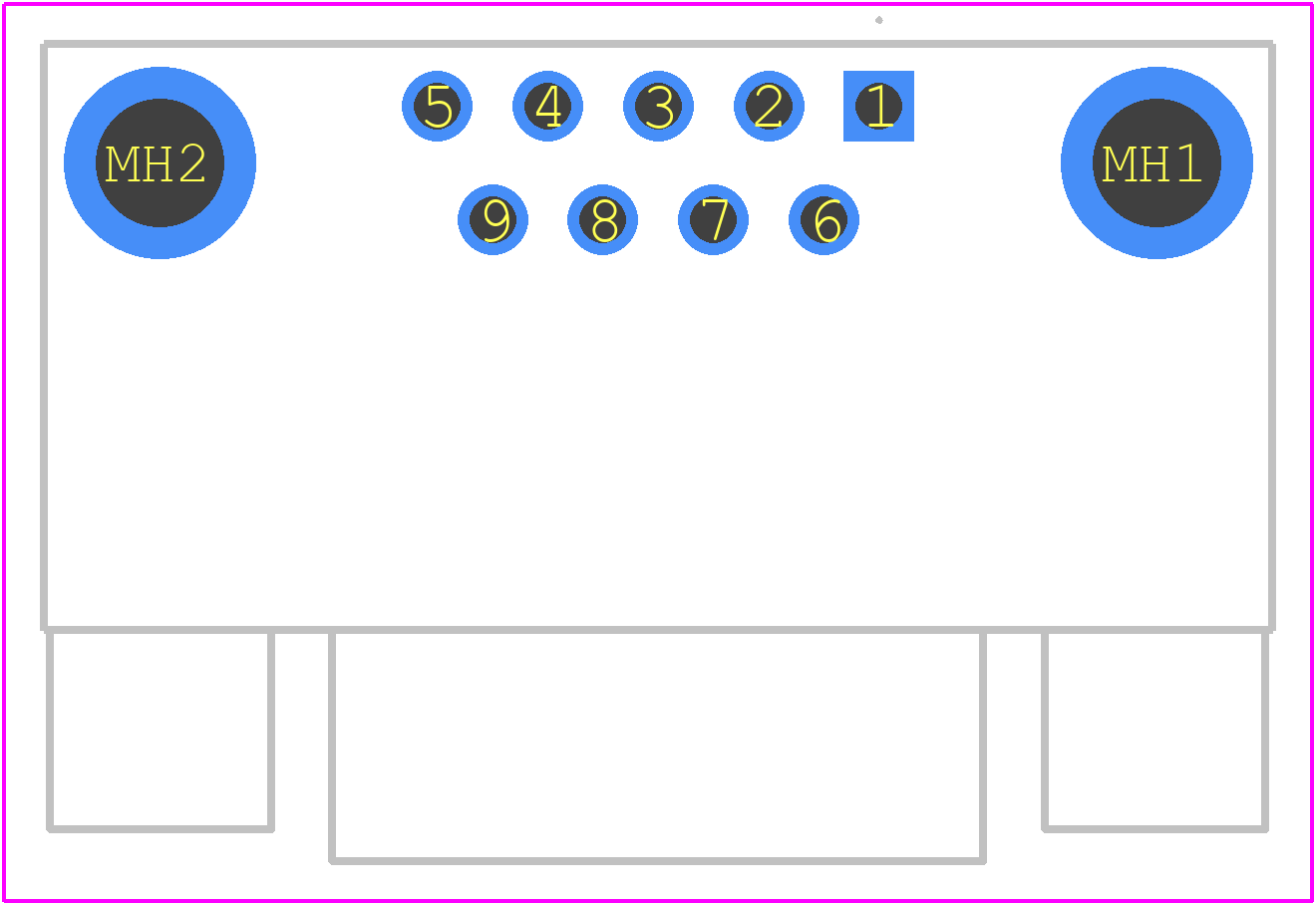 BUN9WB/9 - Econ Connect PCB footprint - Other - Other - BUN9WB/9-2