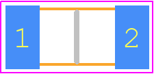 1808AC103K4Z1A - Kyocera AVX PCB footprint - Capacitor Chip Non-polarised - Capacitor Chip Non-polarised - 1808AC103K4Z1A