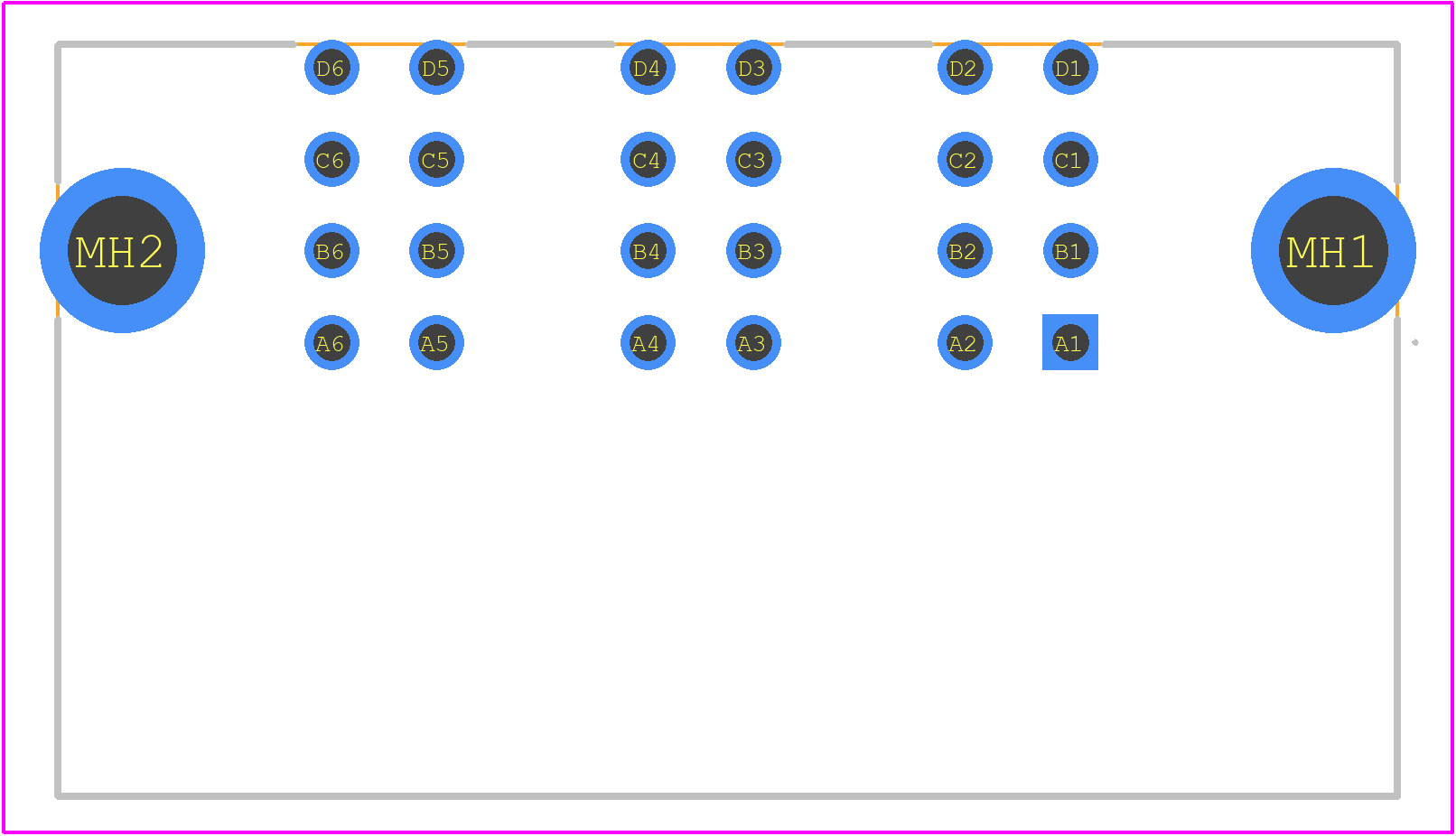6450873-3 - TE Connectivity PCB footprint - Other - Other - 6450873-3-7
