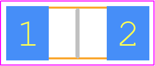 SF2410FP - Bourns PCB footprint - Fuses Chip - Fuses Chip - SF2410FP