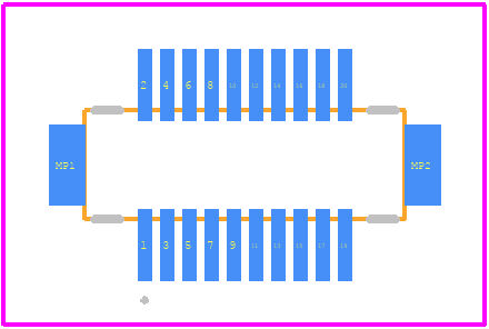 DF12NB(3.5)-20DP-0.5V(51) - Hirose PCB footprint - Other - Other - DF12NB(3.5)-20DP-0.5V(51)-1