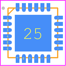 HMC394LP4 - Analog Devices PCB footprint - Quad Flat No-Lead - Quad Flat No-Lead - LFCSP_2026-1.35