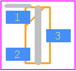 11AA020T-I/TT - Microchip PCB footprint - SOT23 (3-Pin) - SOT23 (3-Pin) - (TT)(SOT-23)