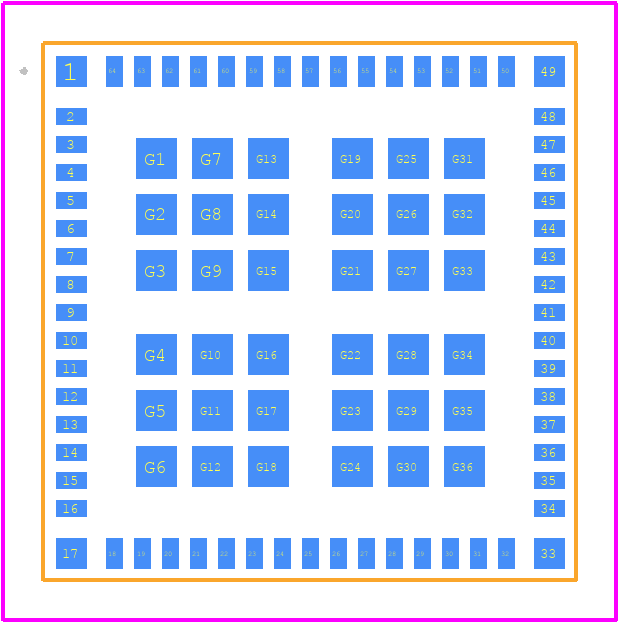 WL1831MODGBMOCT - Texas Instruments PCB footprint - Other - Other - MOC0100A_2024