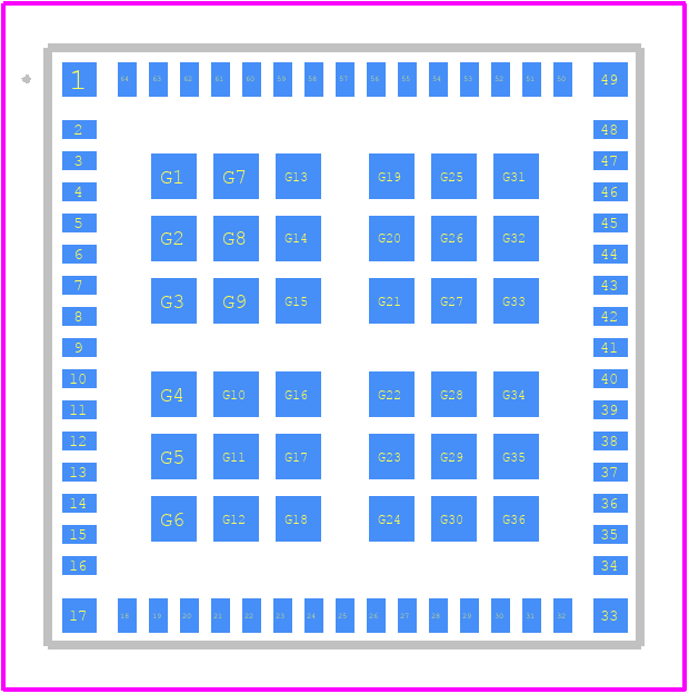 WL1835MODGBMOCT - Texas Instruments PCB footprint - Other - Other - WL1835MODGBMOCT-1