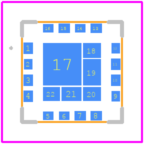 QPA9901TR13 - Qorvo PCB footprint - Other - Other - 16 Pad 5 x 5 mm _2024-3