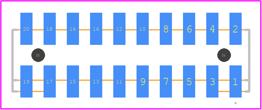 S2M-110-02-L-D-LC - SAMTEC PCB footprint - Other - Other - S2M-110-02-L-D-LC-1