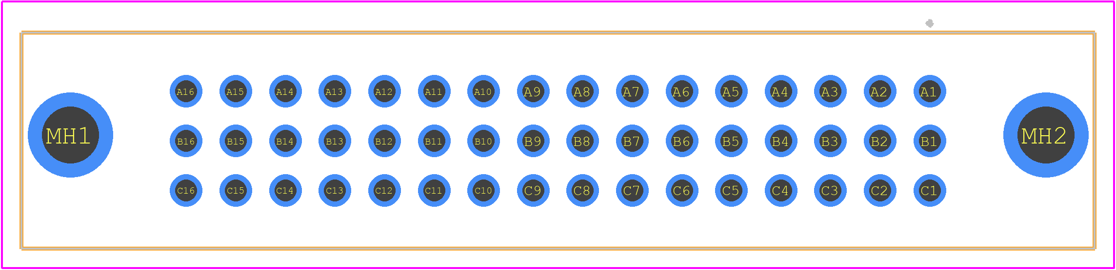 09281486903222 - HARTING PCB footprint - Other - Other - 09281486903-2