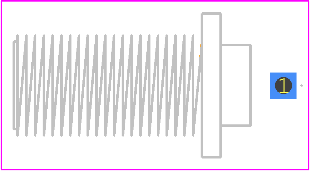 531-40167 - Amphenol PCB footprint - Other - Other - 531-40167-5