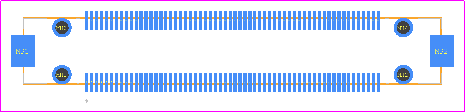 FX23L-120P-0.5SV10 - Hirose PCB footprint - Other - Other - FX23L-120P-0.5SV10-1