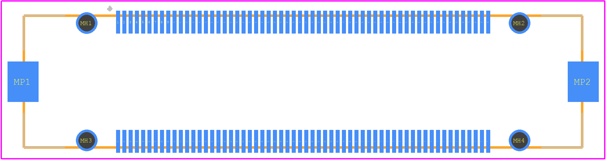 FX23L-120S-0.5SV - Hirose PCB footprint - Other - Other - FX23L-120S-0.5SV-1