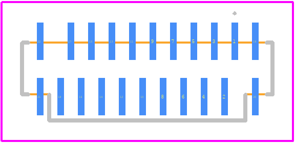 TF38-18S-0.5SV(830) - Hirose PCB footprint - Other - Other - TF38-18S-0.5SV(830)-4