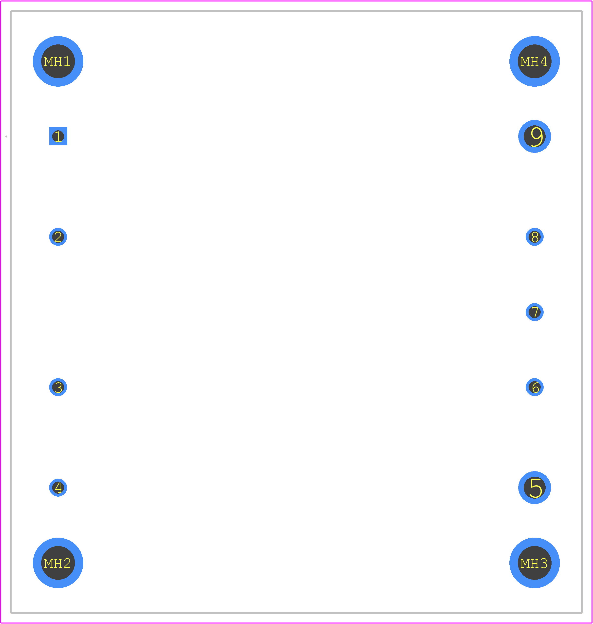 PAH300S48-12/T - TDK PCB footprint - Other - Other - PAH300S48-12/T-3