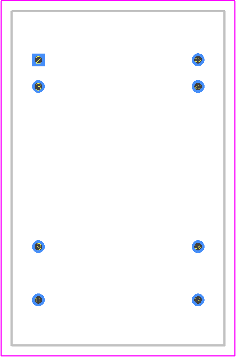 PXC05-24WS12 - TDK Lambda PCB footprint - Other - Other - PXC05-24WD12