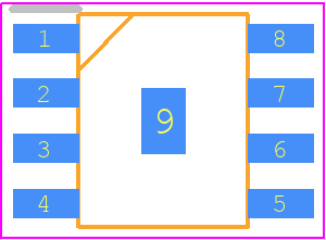 HT7K1311 - Holtek PCB footprint - Small Outline Packages - Small Outline Packages - 8-pin SOP-EP (150mil)_2020