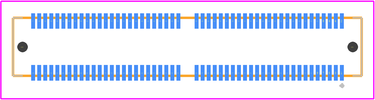 LTH-050-01-G-D-A - SAMTEC PCB footprint - Other - Other - LTH-050-01-G-D-A