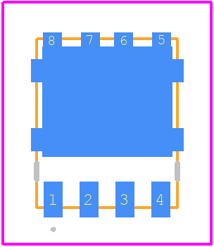 STL8N6LF3 - STMicroelectronics PCB footprint - Other - Other - PowerFLAT ™ 5x6 WF type R