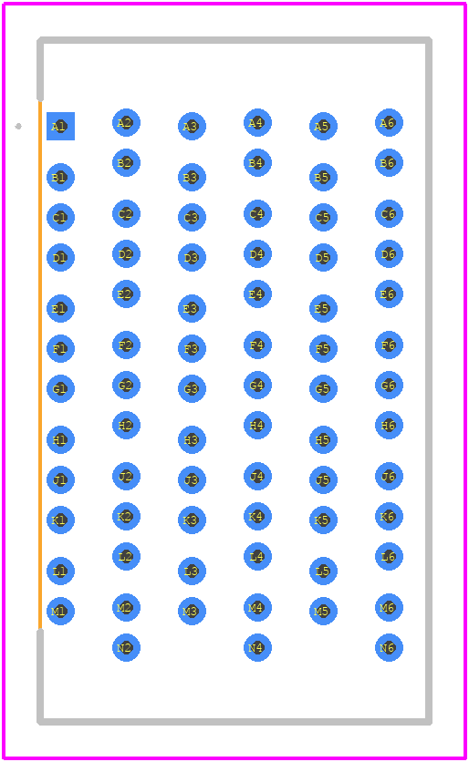 HDTM-4-06-1-S-VT-0-1 - SAMTEC PCB footprint - Other - Other - HDTM-4-06-1-S-VT-0-1-2