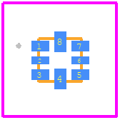 TS3320AQPR - STMicroelectronics PCB footprint - Other - Other - VFQFPN 1.5X1.5X0.55 8L PITCH0.5