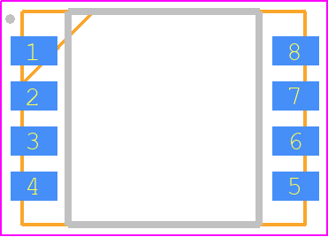 MKDV1GCL-AB - MK PCB footprint - Small Outline No-lead - Small Outline No-lead - MKDV1GCL-AB