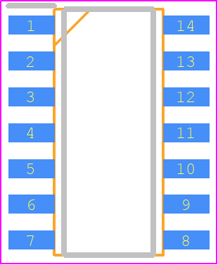 RF2485 - RF Micro PCB footprint - Small Outline Packages - Small Outline Packages - soic14