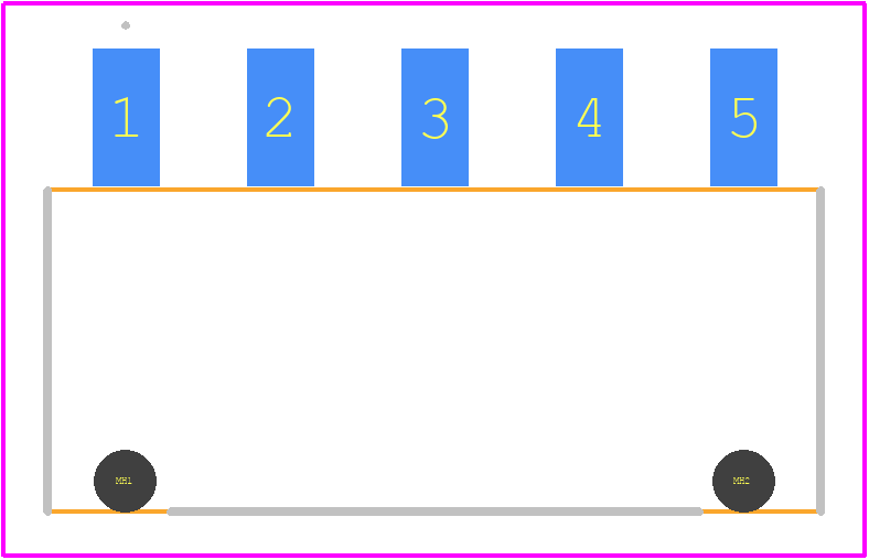 2383942-5 - TE Connectivity PCB footprint - Other - Other - 2383942-5-1