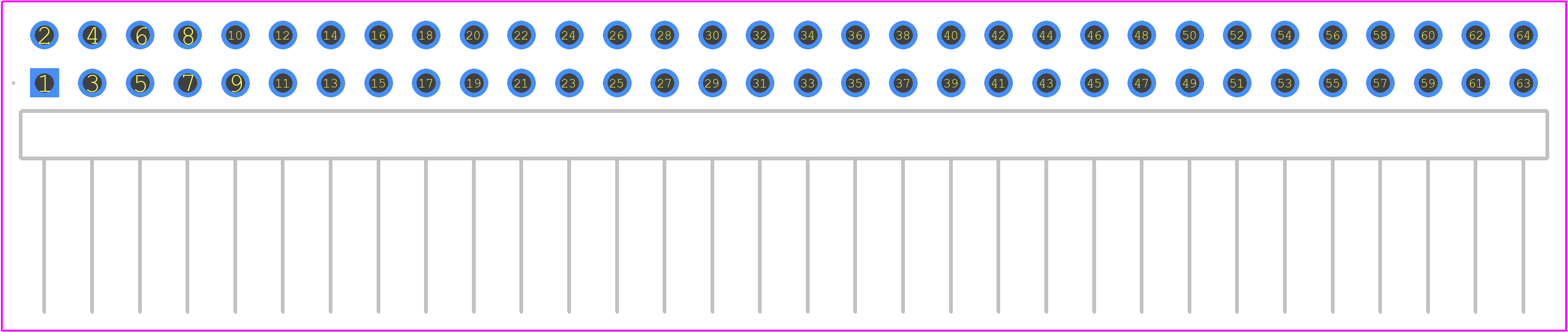 TSW-132-16-F-D-RA - SAMTEC PCB footprint - Other - Other - TSW-132-16-F-D-RA-4
