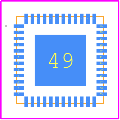 6EDL7141XUMA1 - Infineon PCB footprint - Other - Other - 6EDL7141XUMA1-2