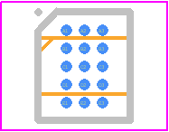 NX20P5090UK - NXP PCB footprint - BGA - BGA - NX20P5090UK