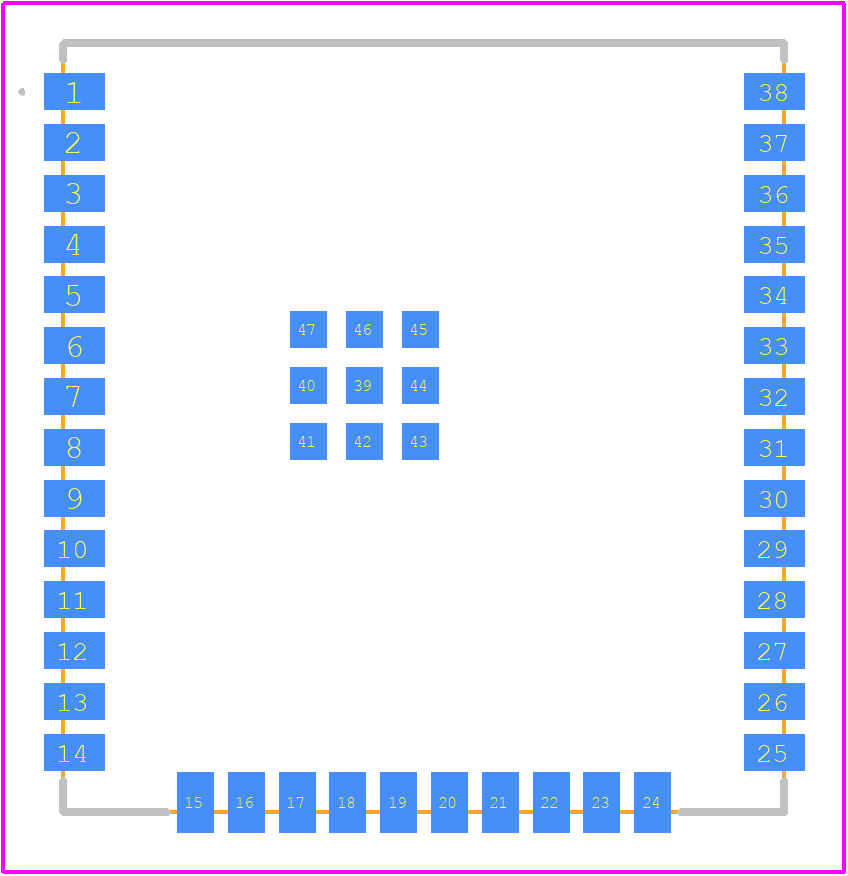 ESP32-WROOM-32UE-N8 - Espressif Systems PCB footprint - Other - Other - ESP32-WROOM-32UE-N8-1