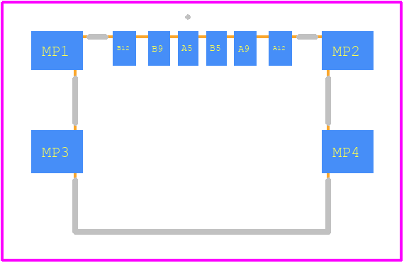 USB4135-GF-A - GCT (GLOBAL CONNECTOR TECHNOLOGY) PCB footprint - Other - Other - USB4135-GF-A-1